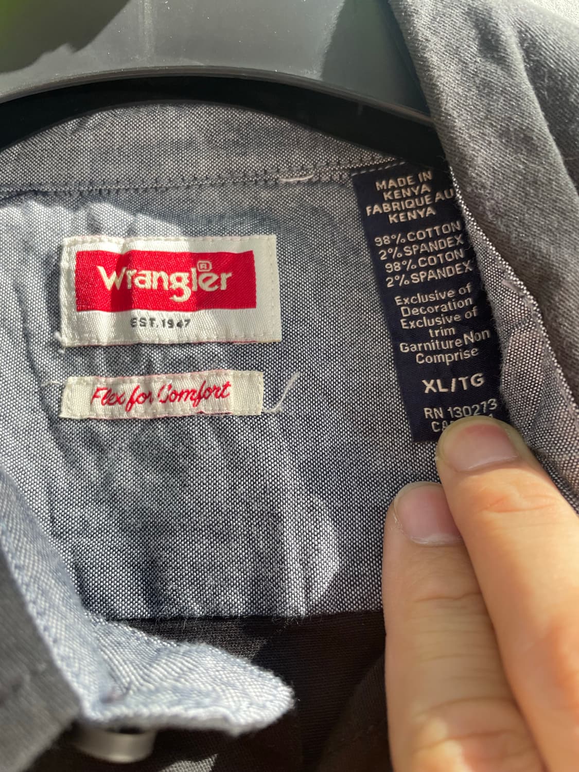 Wrangler work 1/2 shirt (black) 상품이미지3