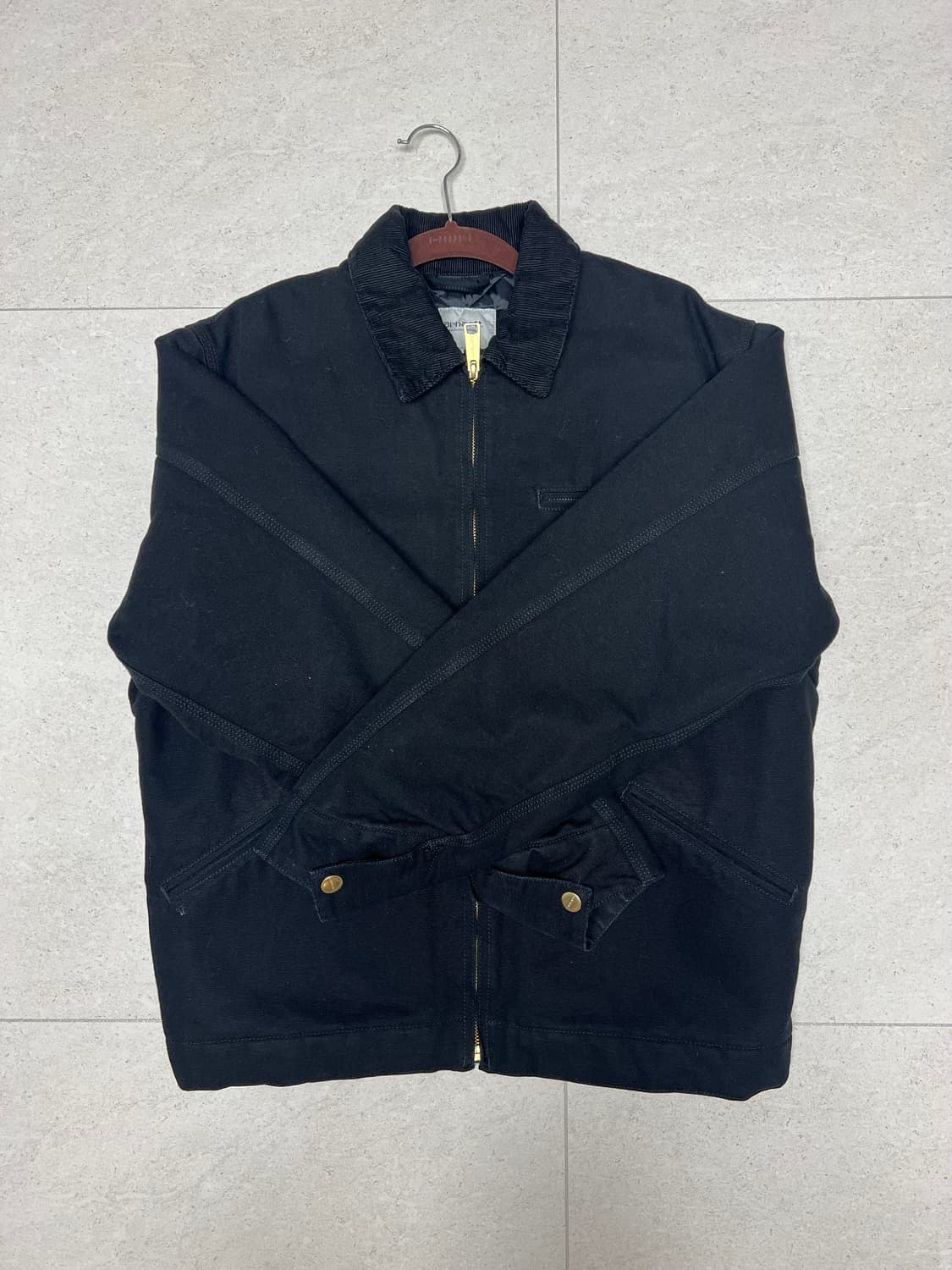 CARHARTT WIP OG DETROIT JACKET BLACK/BLA 상품이미지1