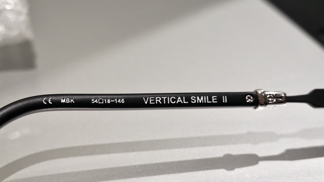 크롬하츠안경 버티컬스마일2 MBK 상품이미지9