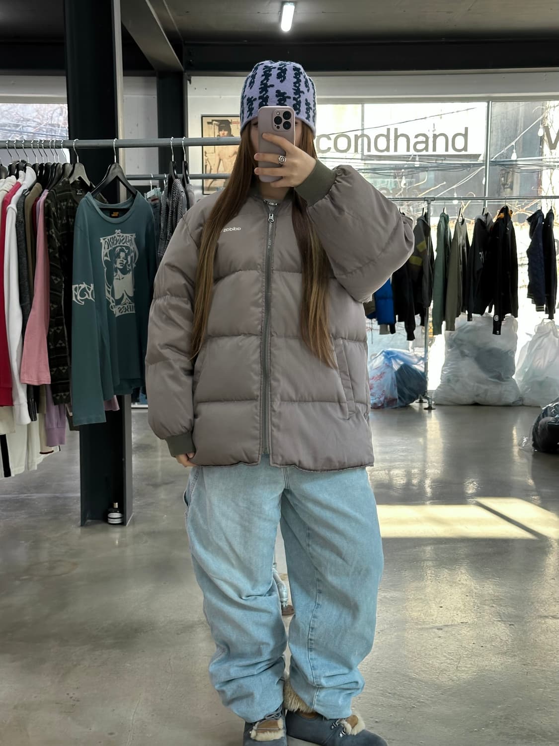 아디다스 90s 올드스쿨 베켄바우어 덕다운 야상패딩 상품이미지3