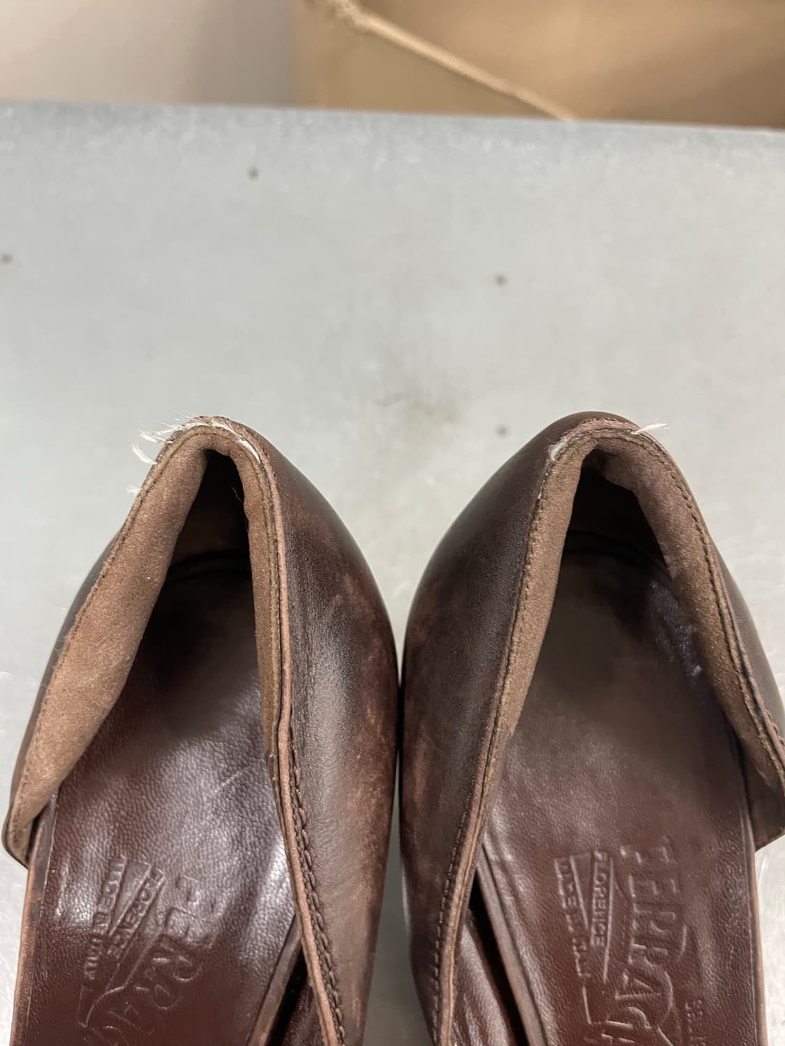 페레가모 바라 레더 힐 6.5D 상품이미지8