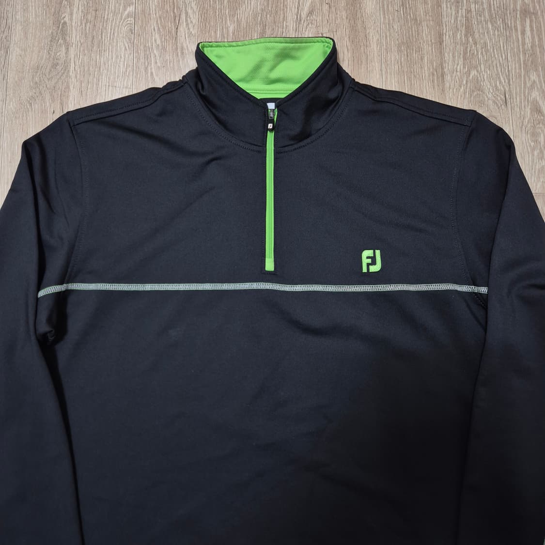 풋조이 FJ 골프웨어 반집업 트랙탑 져지 L(100) 상품이미지2