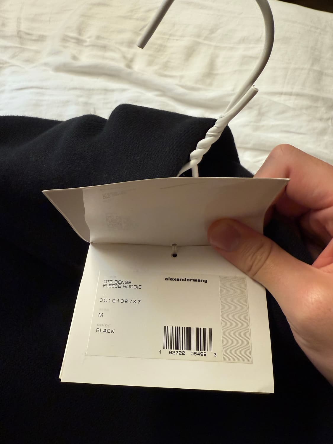 Alexander Wang DTC Dense fleece hoodie 상품이미지3