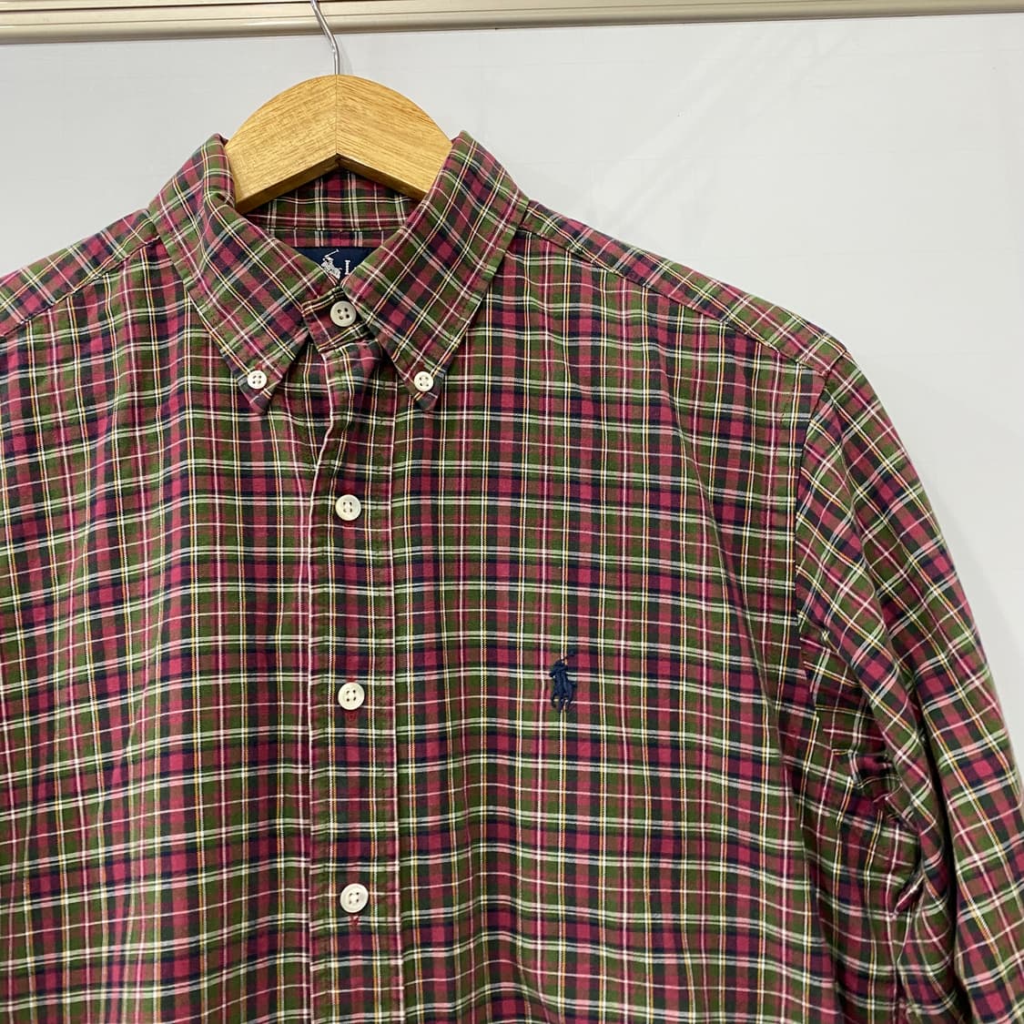 폴로 체크 긴팔셔츠(90) 상품이미지3