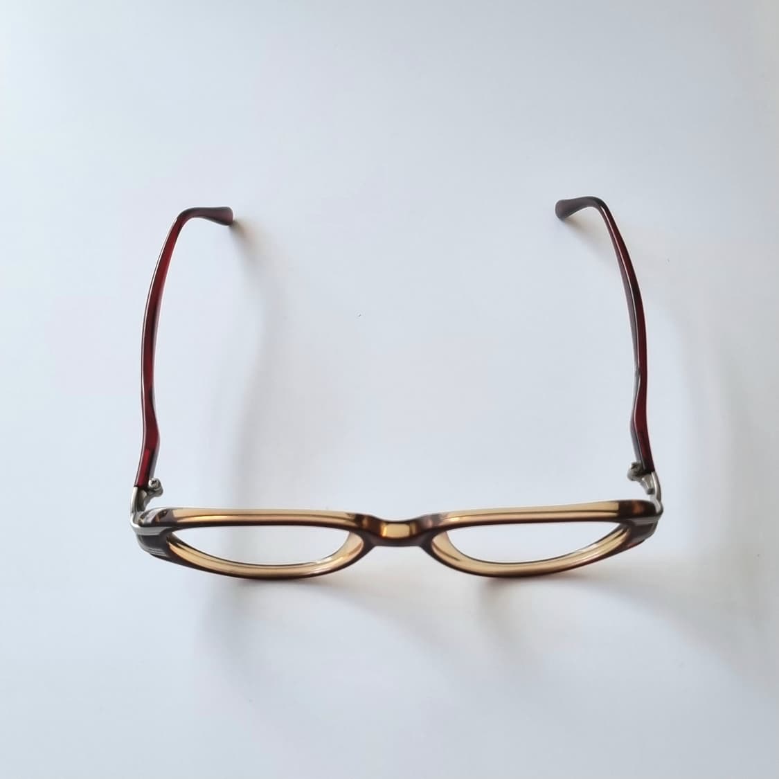 데드스탁 로베르토 실버 라인 디테일 오벌 안경테  1185 상품이미지8