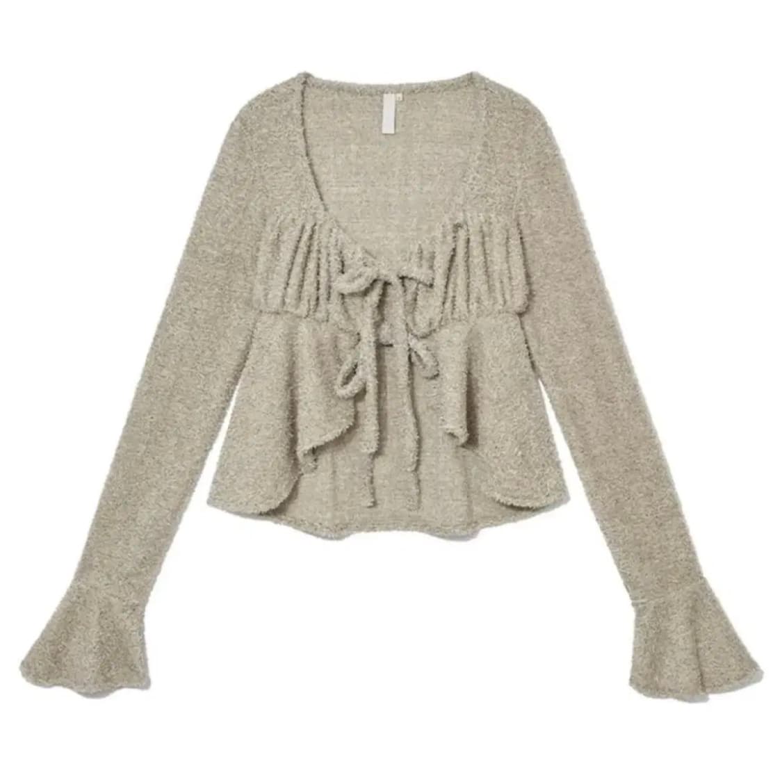 기준 kijun 테리 가디건 상품이미지1