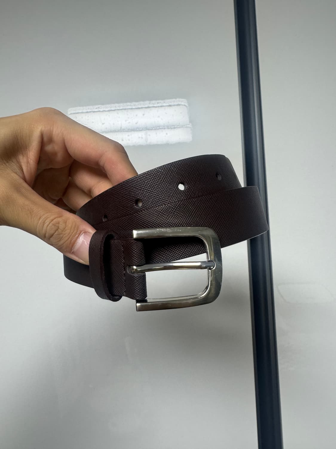 [32] 무신사스탠다드 사피아노 신세틱 레더 벨트 브라운 상품이미지1