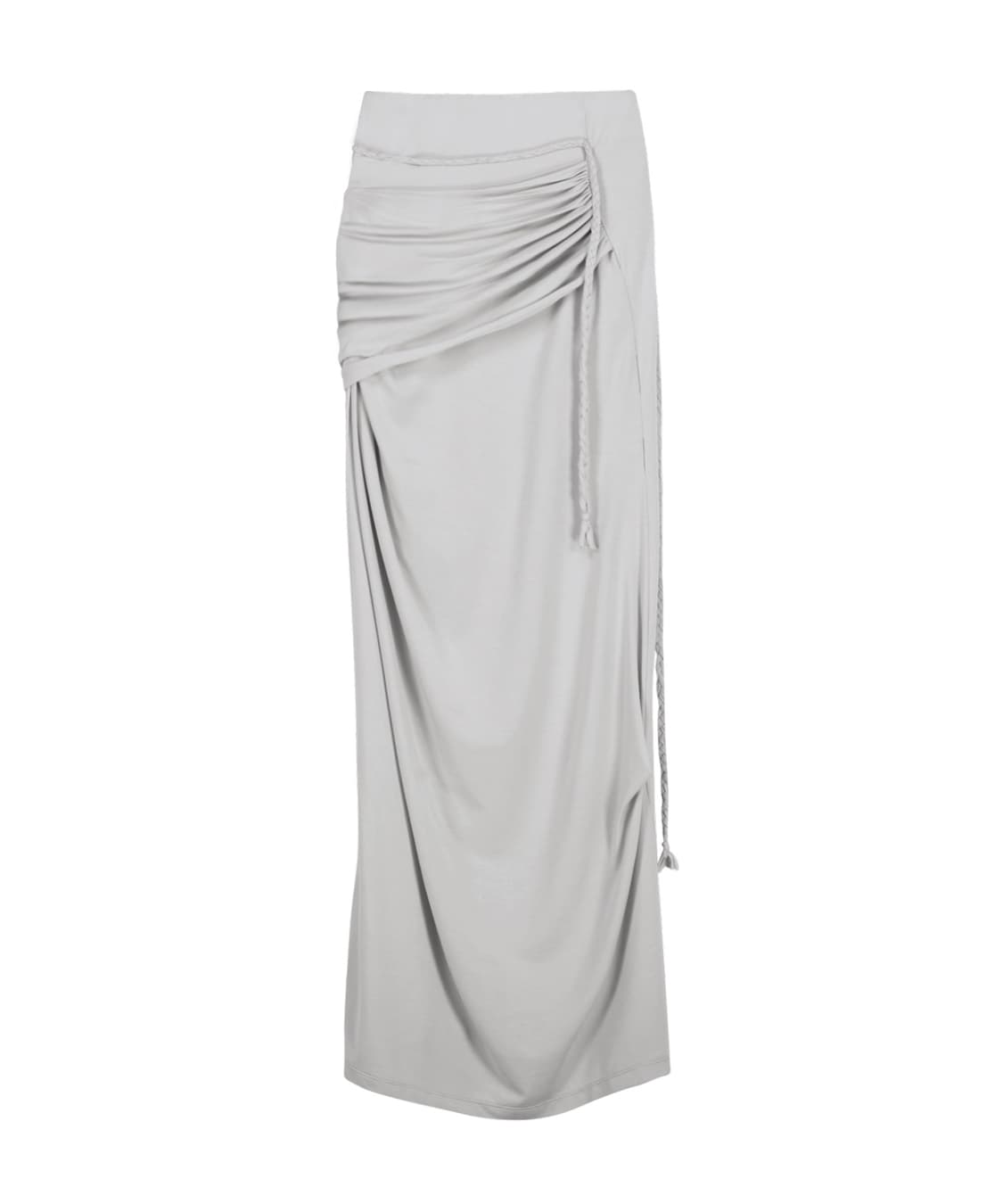 오호스 Layering Draped Maxi Skirt 상품이미지4