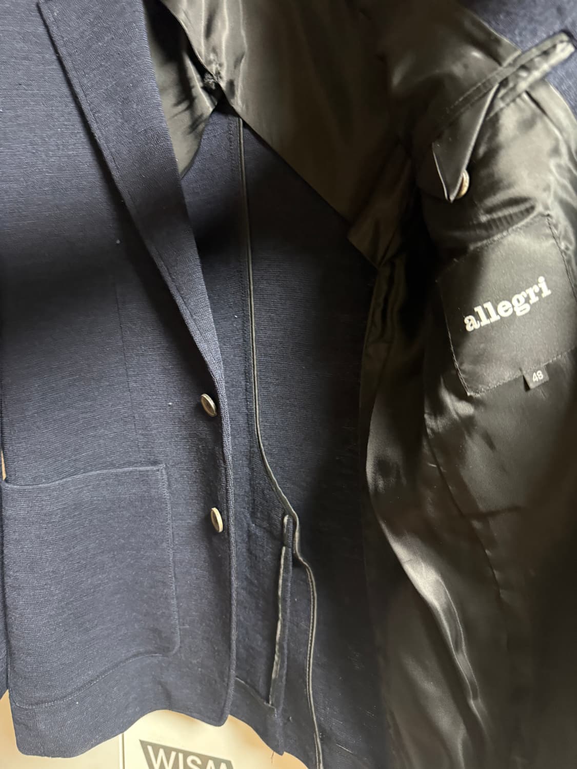 알레그리 네이비 블레이져 48사이즈 상품이미지3