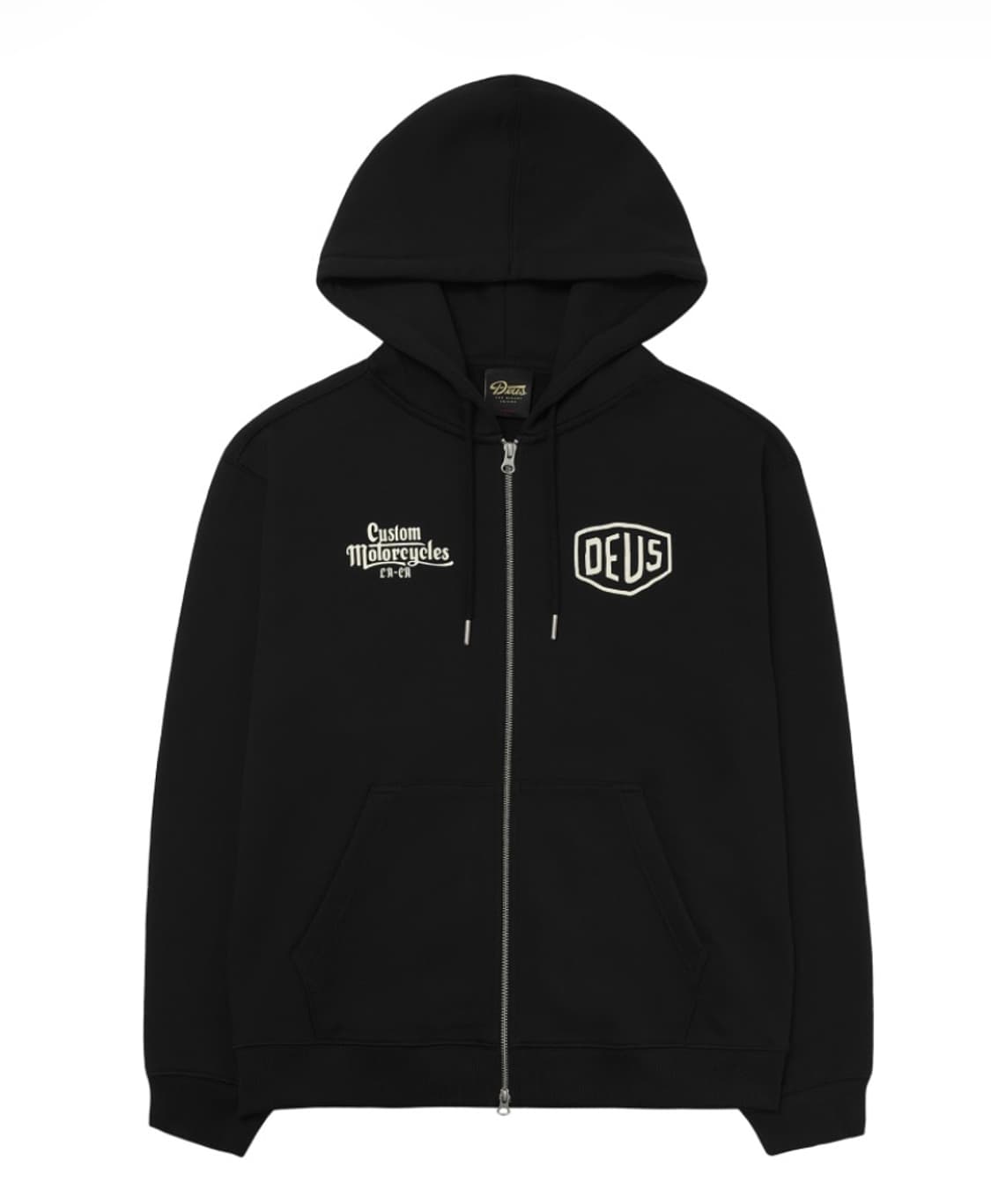 [2XL] 데우스 엑스 마키나 드리프터 후드집업 블랙 새상품 상품이미지2