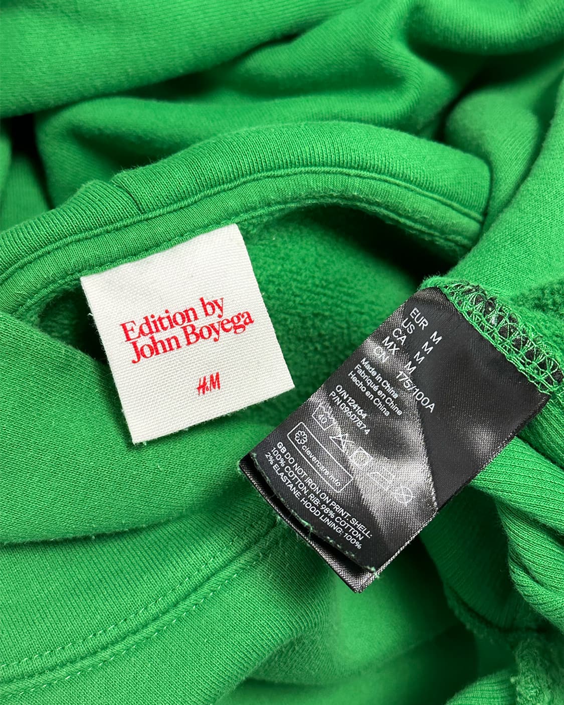 H&M x John Boyega 기모 후드 상품이미지5