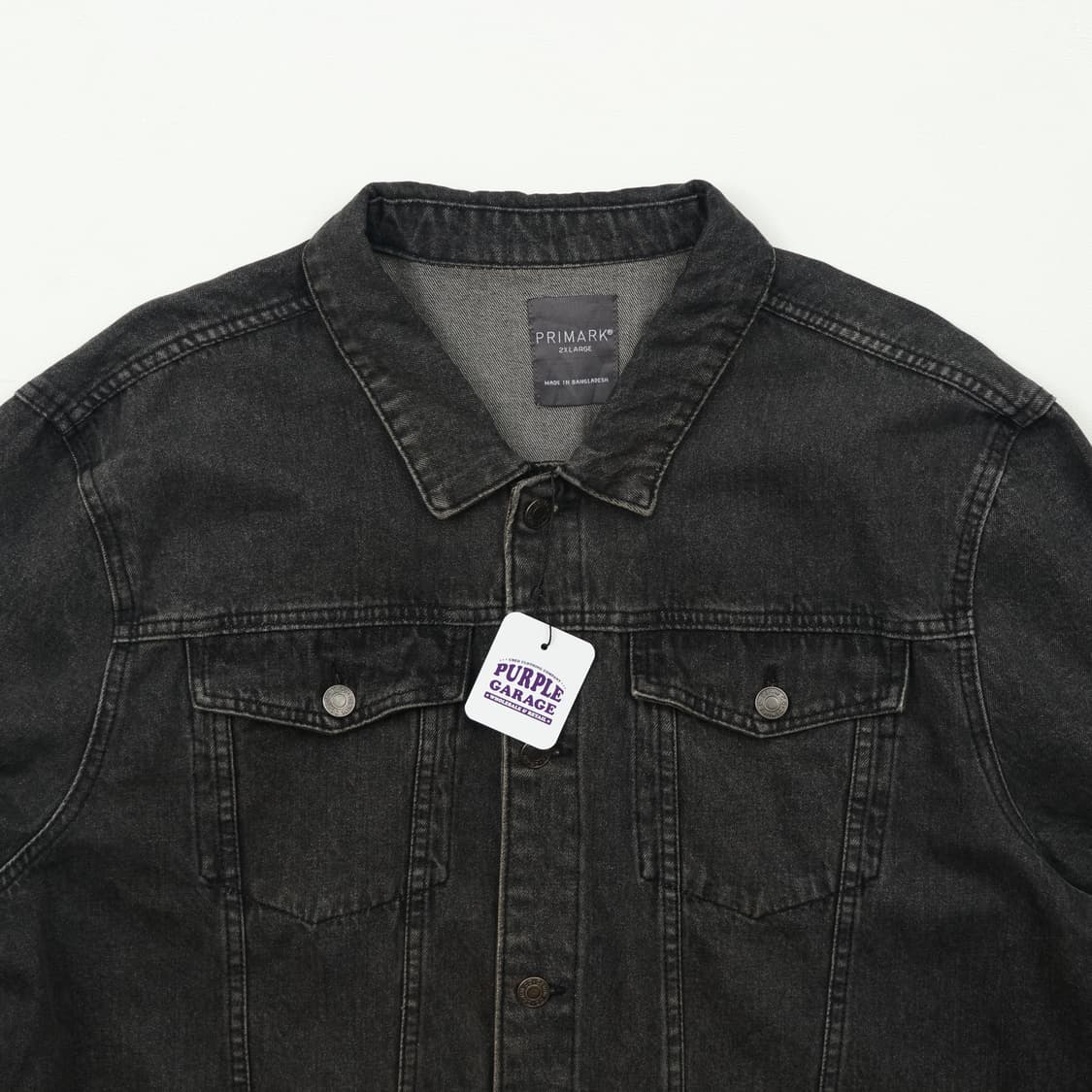 빈티지 청자켓 블랙 XL A1023 상품이미지2