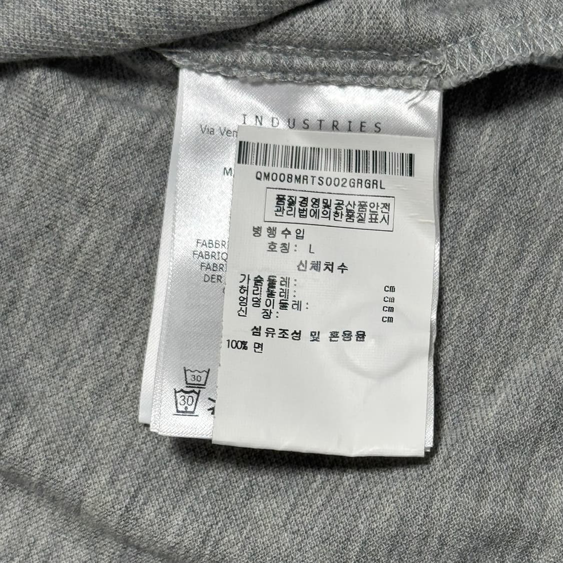L 몽클레르 그레이 카라 반팔티 상품이미지5
