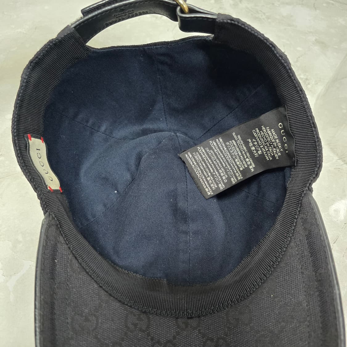 구찌 볼캡 모자 m사이즈 블랙 판매 상품이미지5
