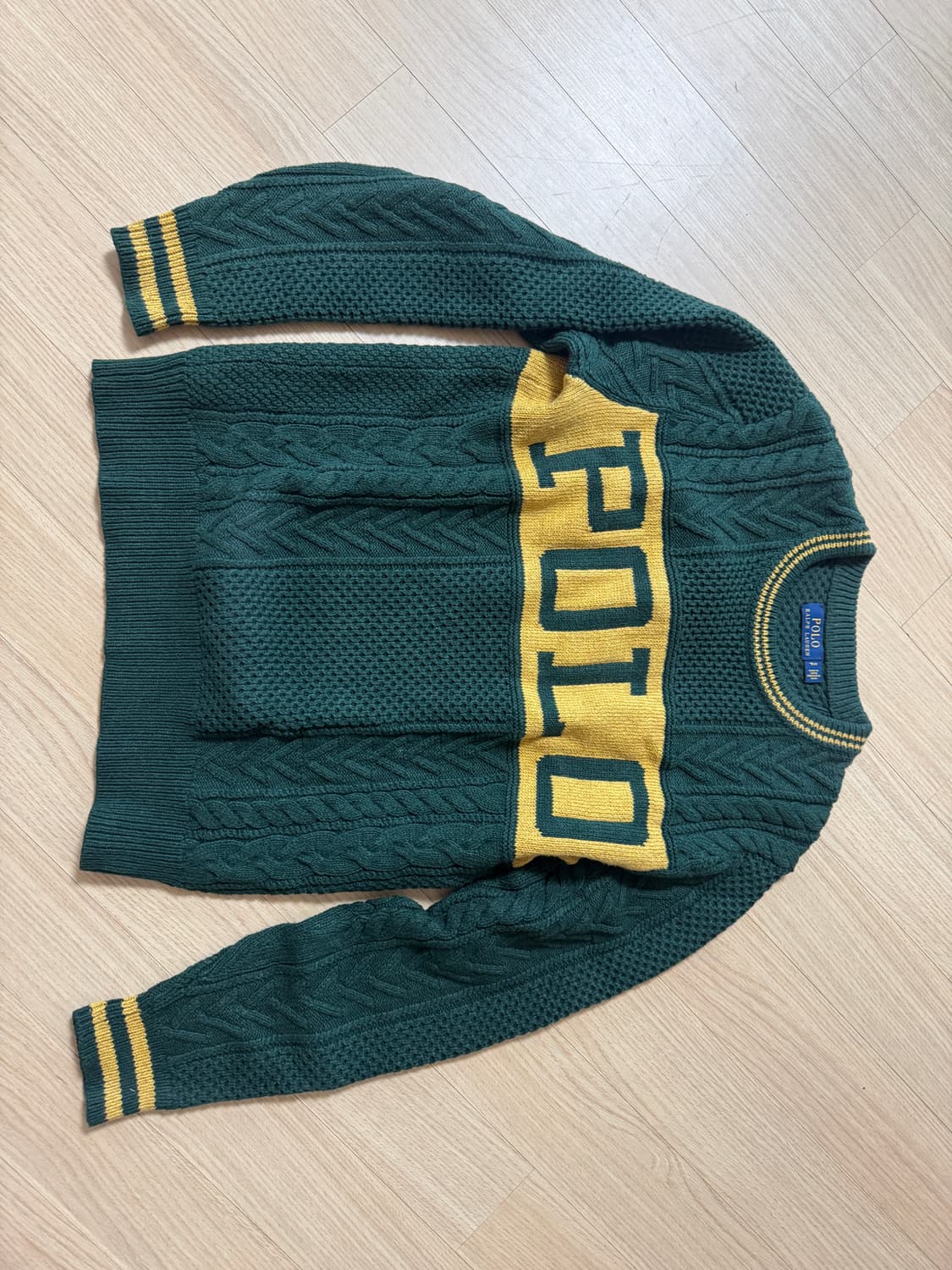 폴로 케이블니트 s 상품이미지1