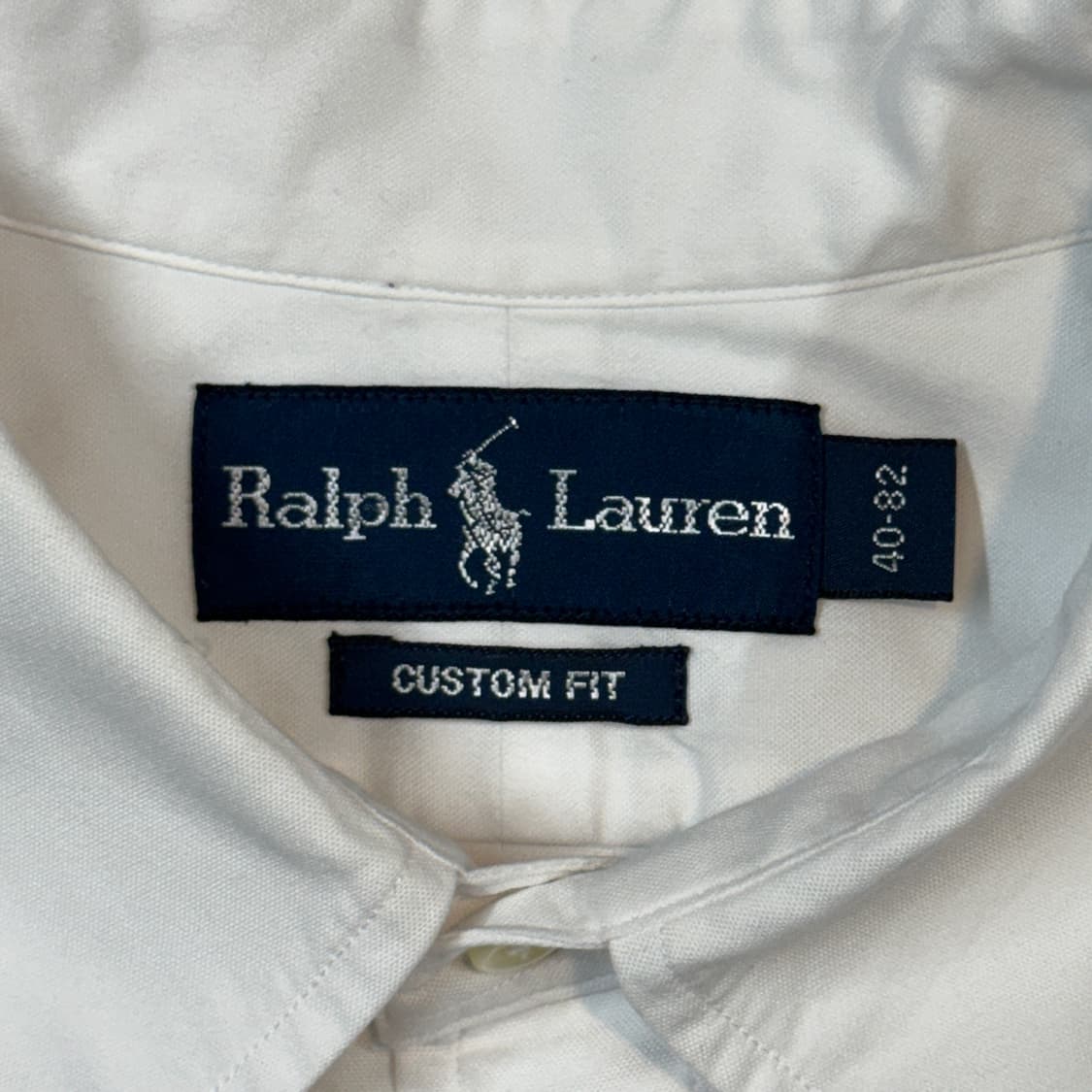 S) 폴로 랄프로렌 클래식 화이트 옥스포드 셔츠 커스텀핏 상품이미지6