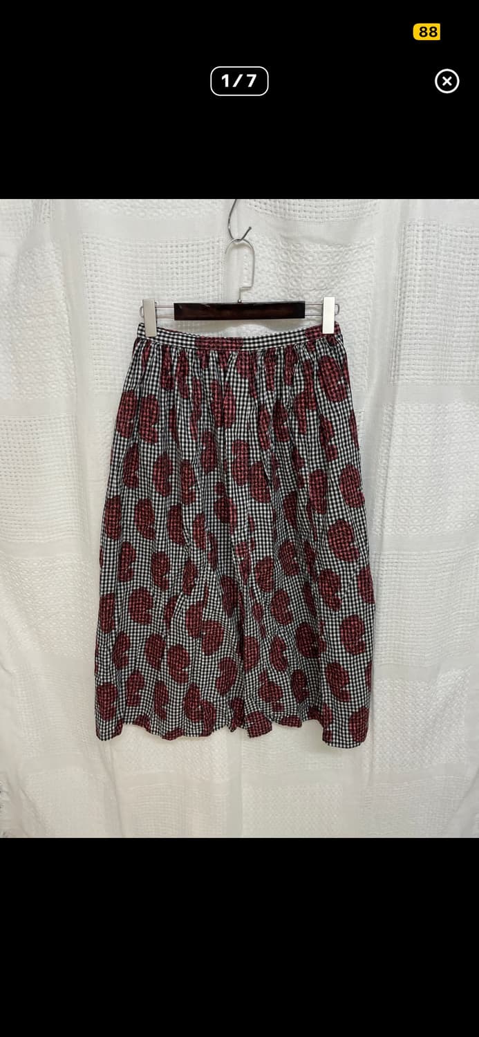 캐피탈 kapital 버튼 롱스커트 상품이미지1