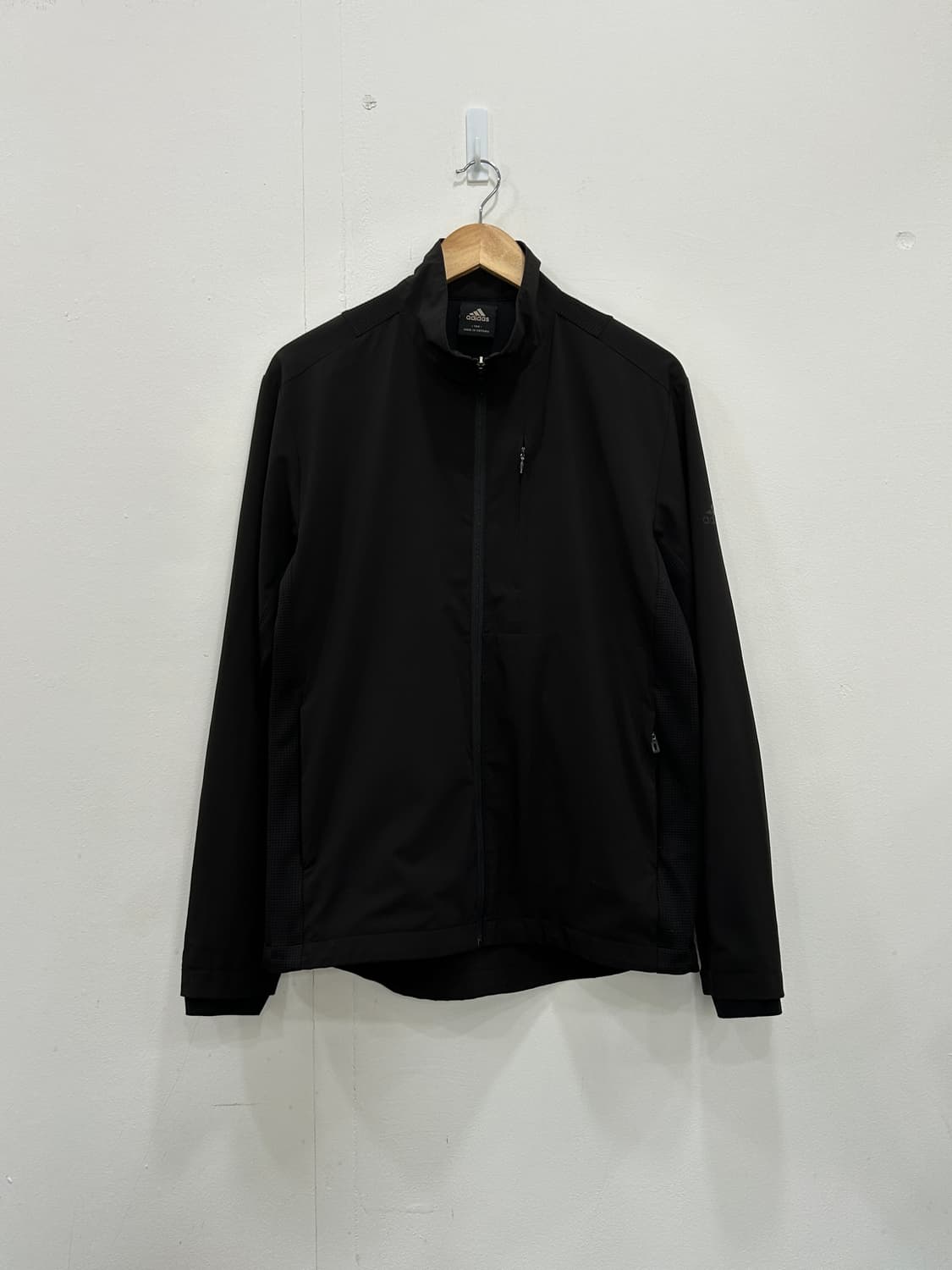 아디다스 라이트 우븐 집업 자켓 바람막이 100 블랙 상품이미지4