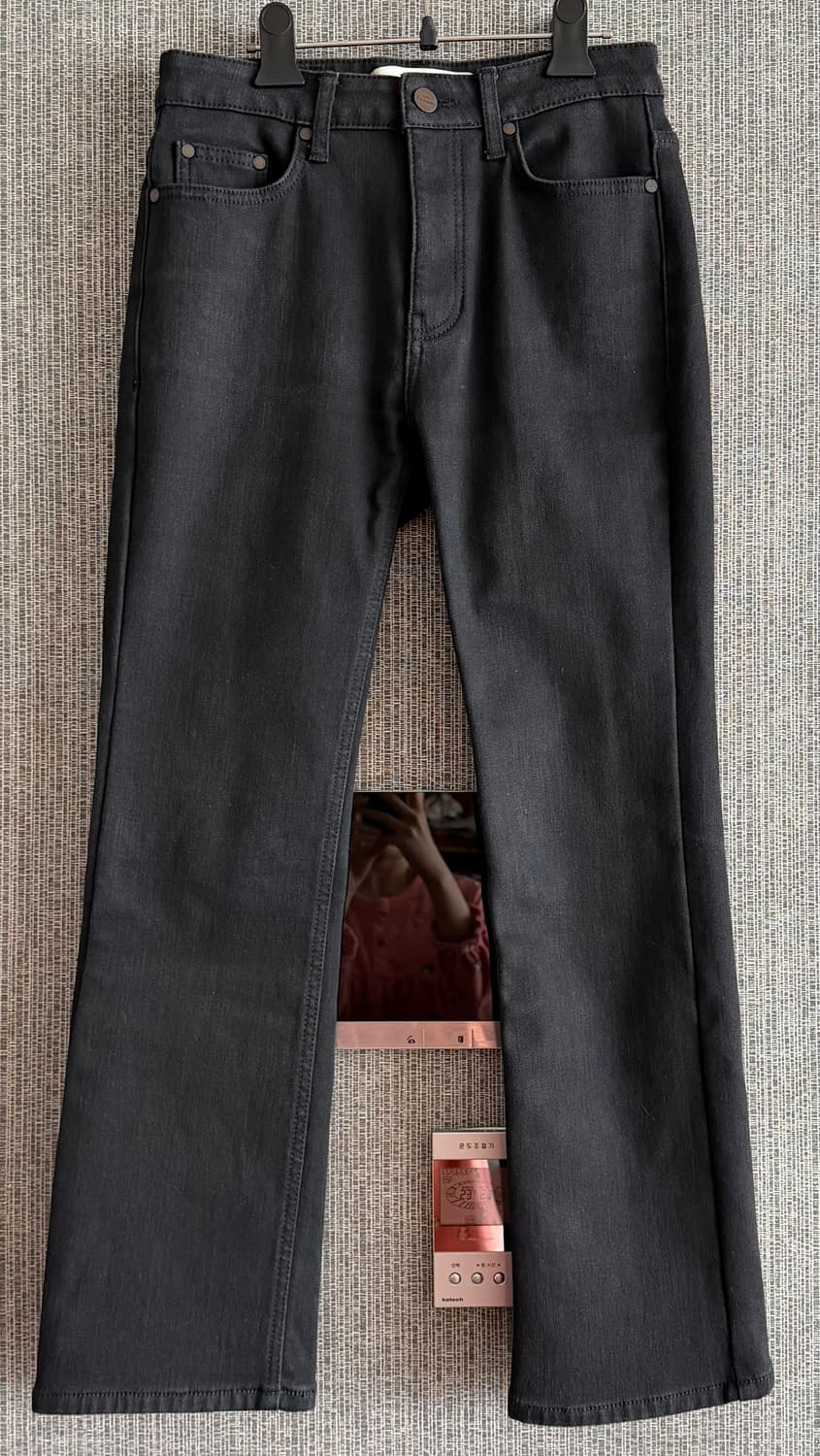 PVCS 프븏스 더춈미 블랙 부츠컷 기모 데님 팬츠 블랙진 청바지 28 상품이미지1