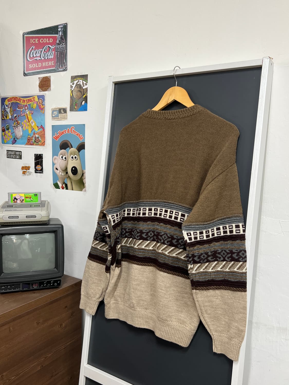 Japan Vintage 제팬 빈티지 패턴 울 니트 상품이미지6