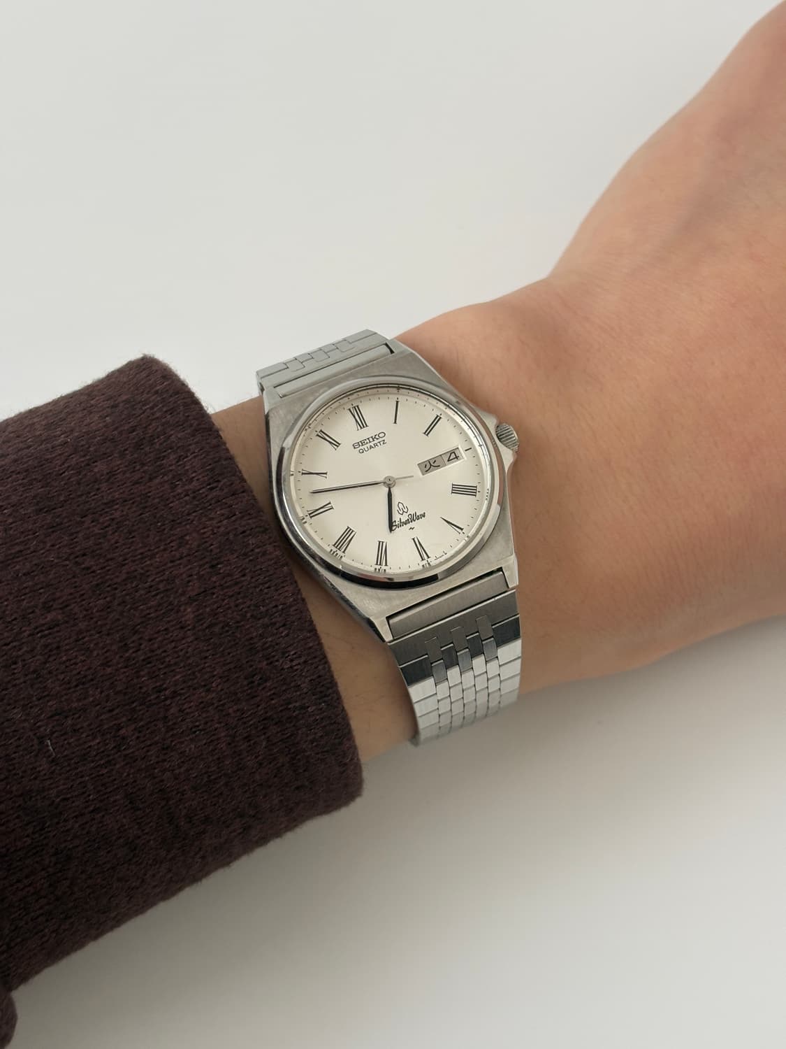 1980s Silverwave Roman Silver Quartz 상품이미지9