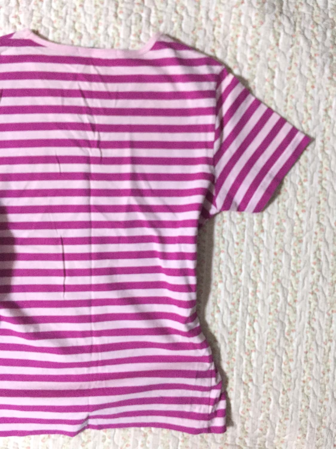 Polo pink stripe short sleeve 상품이미지4