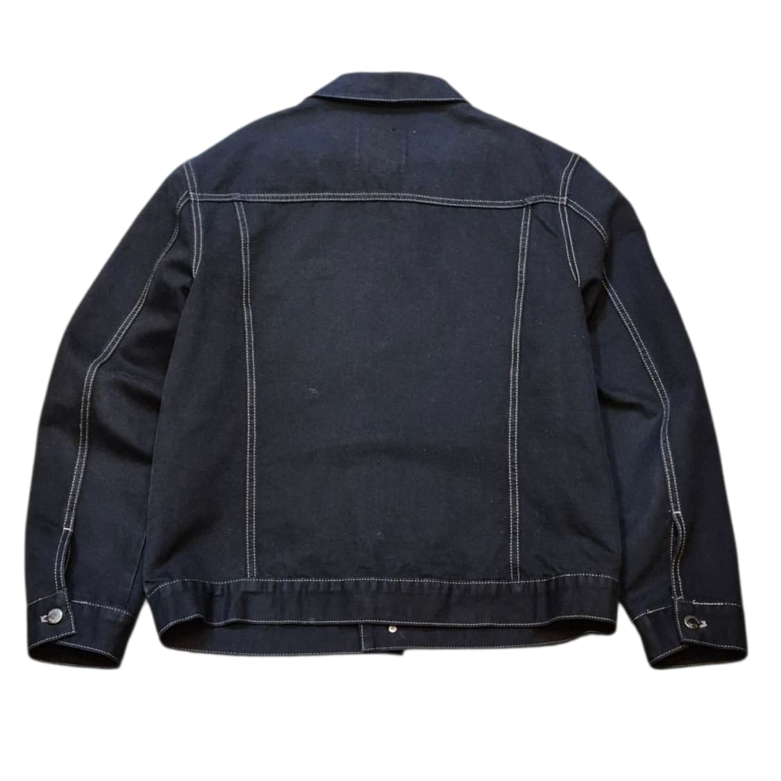 L~XL(착샷잇음) 자라 블랙 면 트러커자켓  상품이미지2
