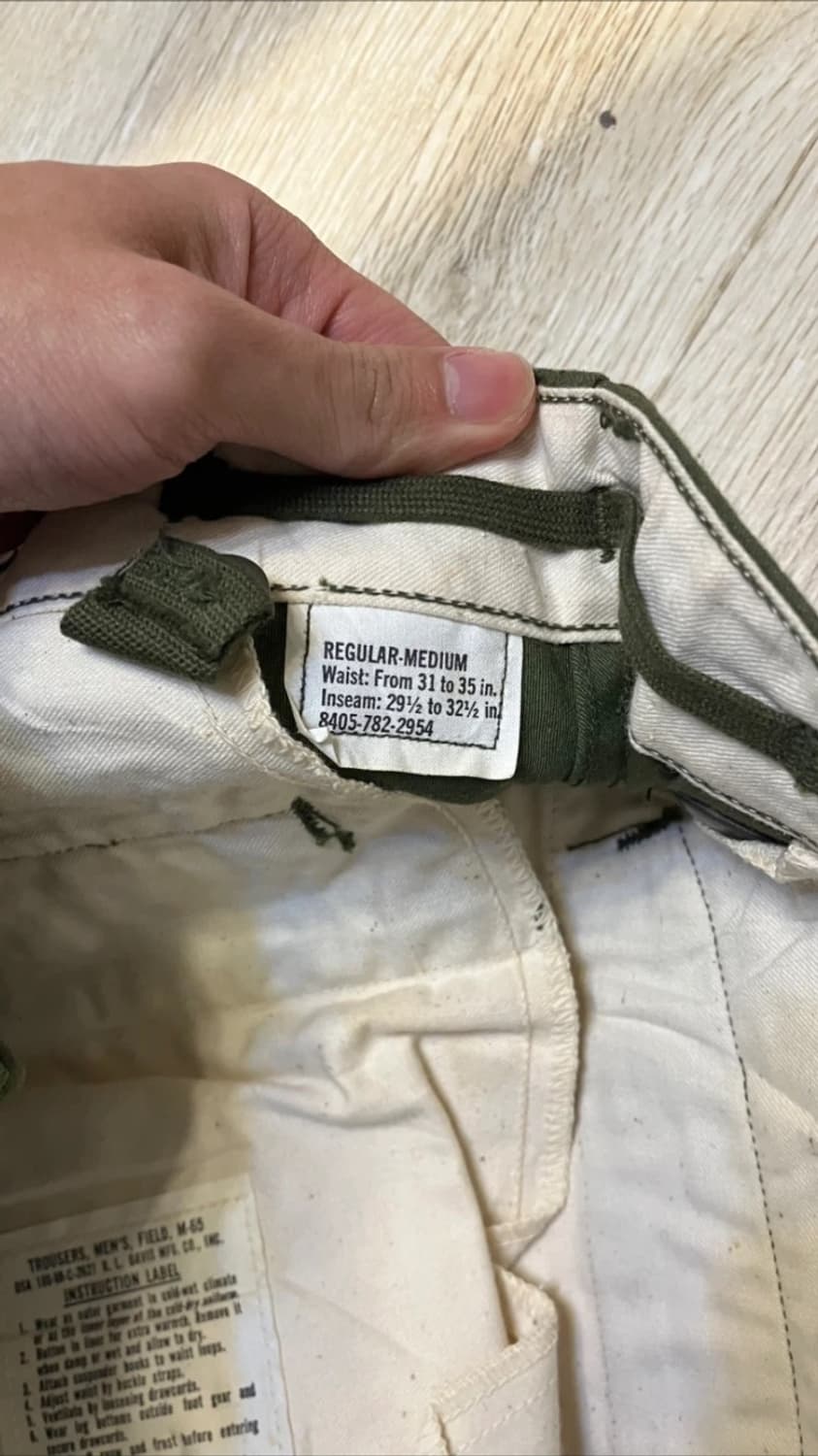 m65 팬츠 데드스탁(regular-medium) 상품이미지4