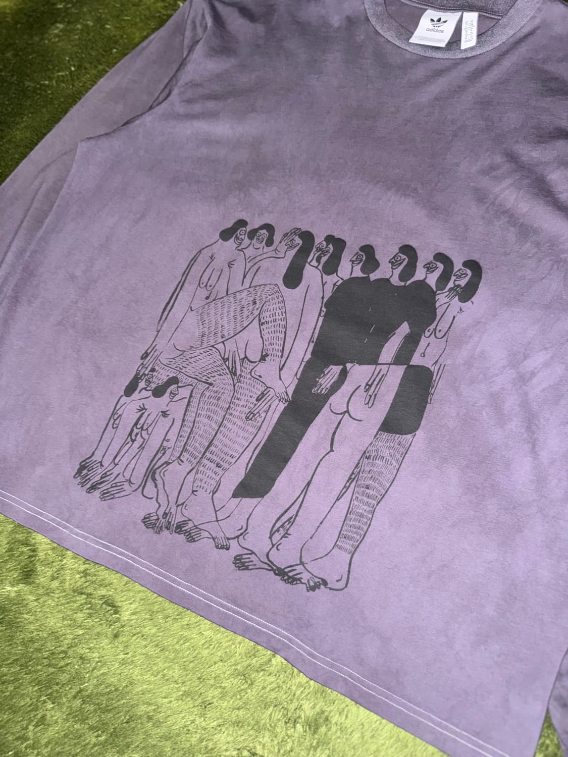 [XL] 아디다스 X 유니티 스케이트보드 20FW 핸드다잉 롱슬리브 상품이미지2