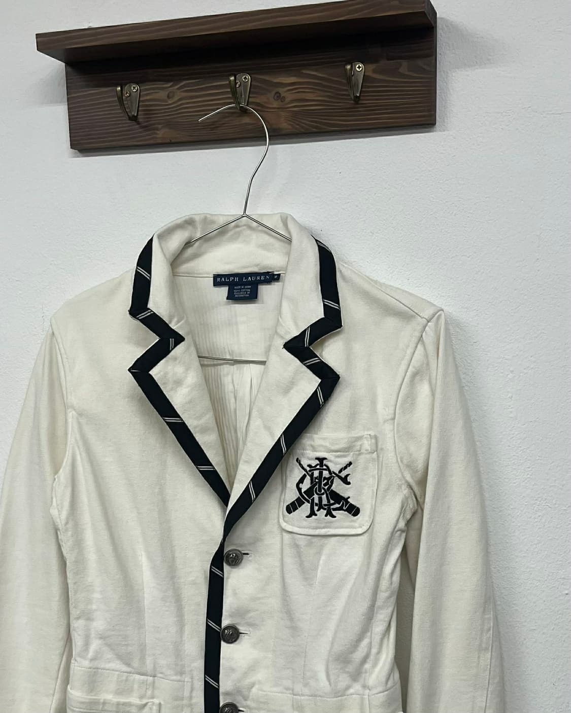[M] 랄프로렌 크레스트 프레피 코튼 블레이져 자켓 상품이미지4