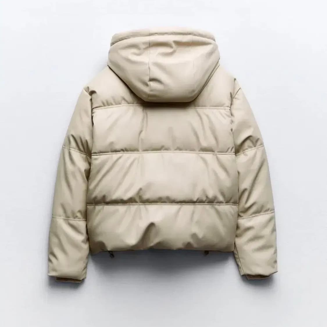 자라 페이크 레더 크롭 패딩 3046/202 상품이미지2