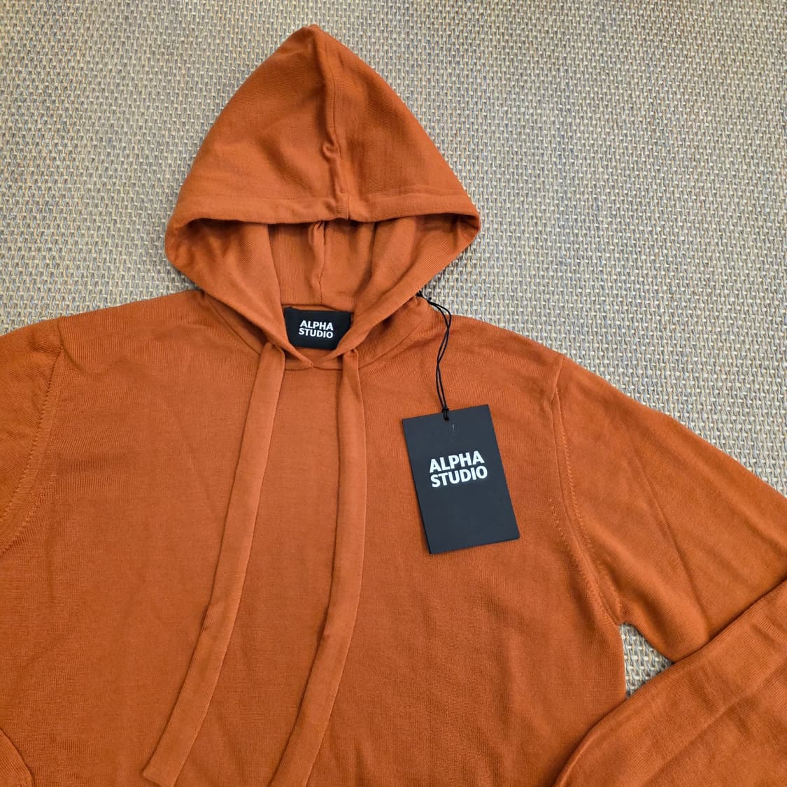 Alpha Studio 최상급 메르노울 럭셔리 니트 후드티 점퍼 상품이미지6