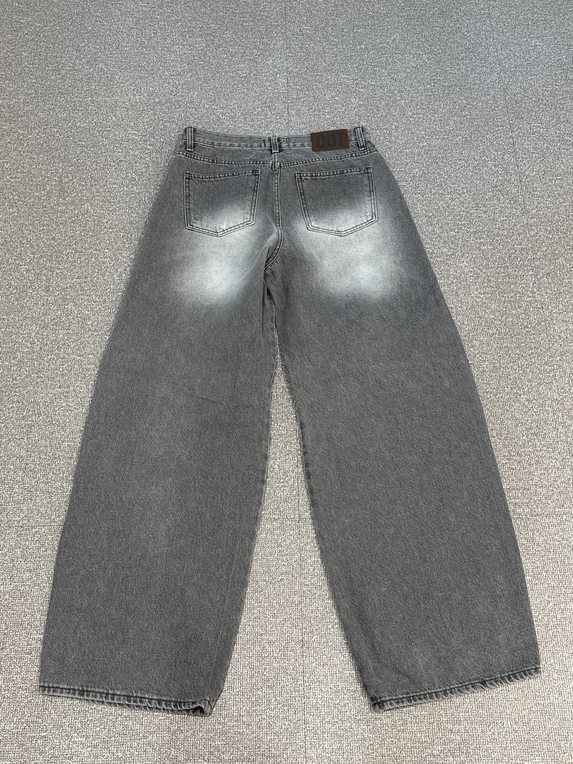 빈티지 워싱 디테일 와이드 데님 팬츠 M 상품이미지2