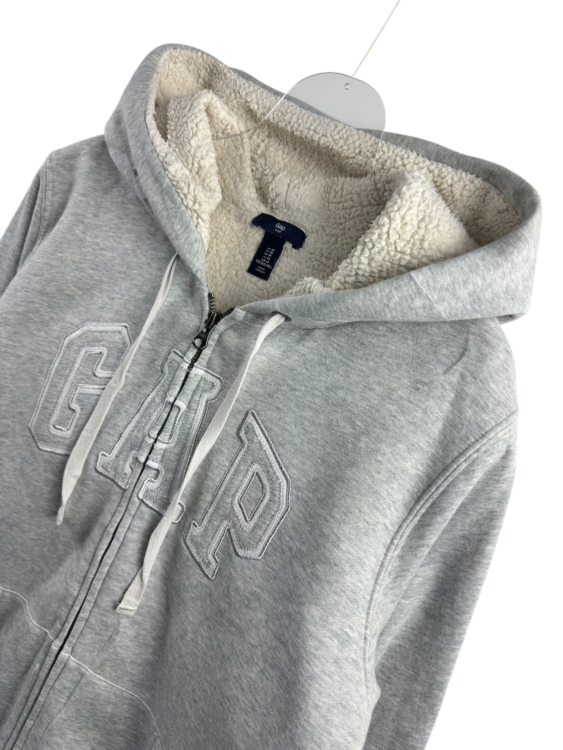 갭 그레이 양털 후드집업 1501 상품이미지3