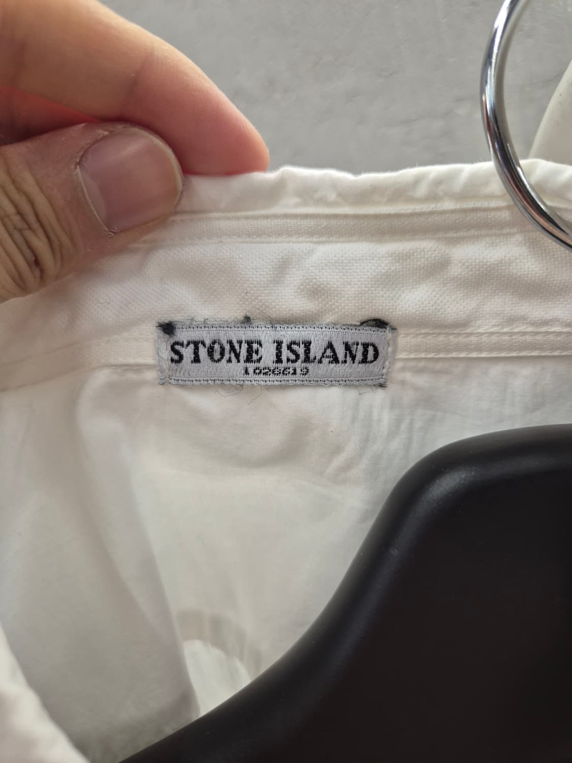 스톤아일랜드 화이트 반팔 셔츠 100 상품이미지5