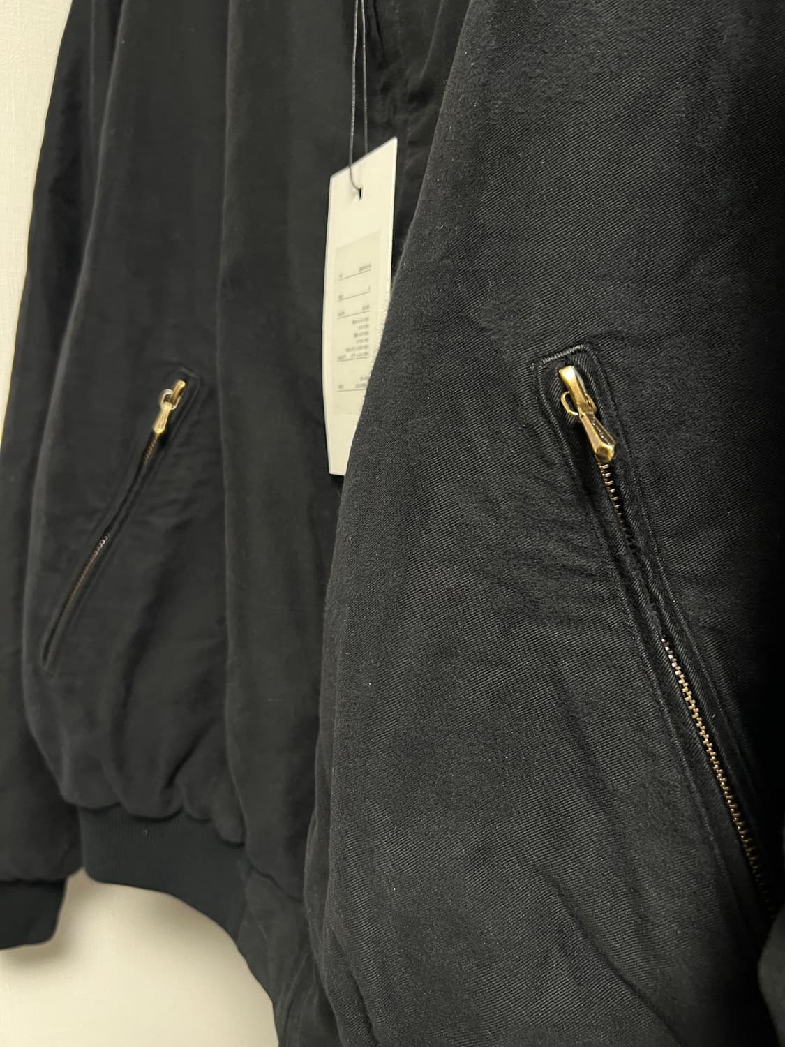 26ss 아프레쎄 실크 몰스킨 자켓 블랙 2사이즈 상품이미지4