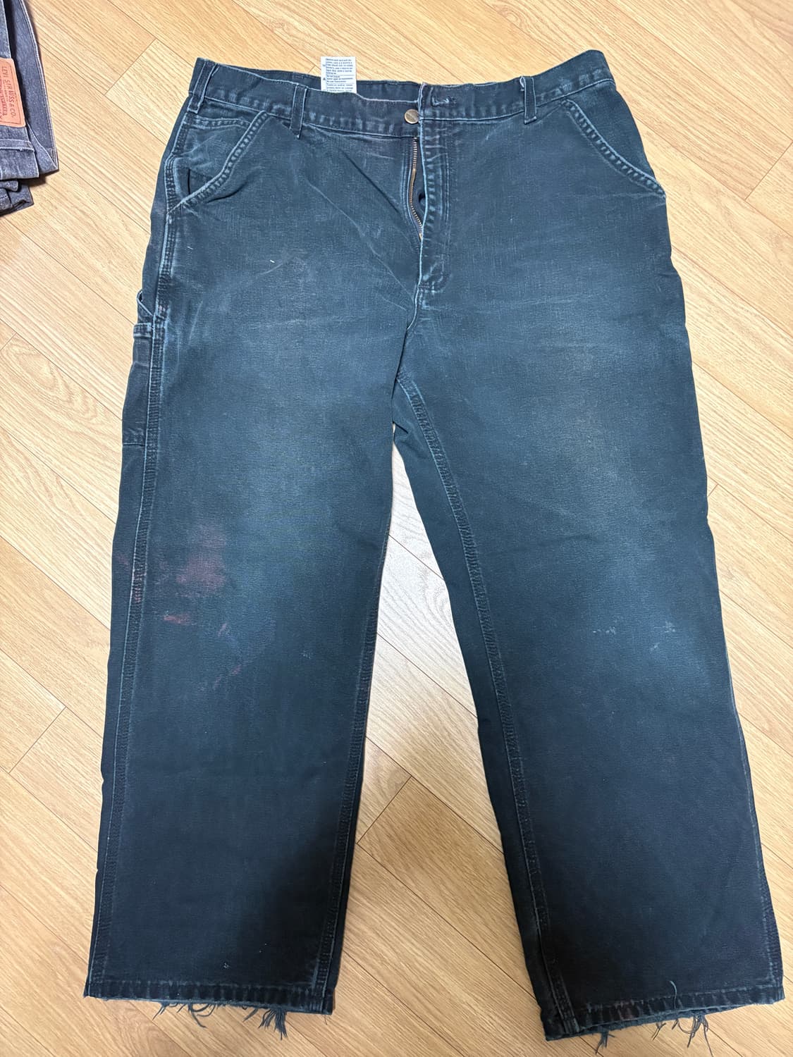 칼하트 카펜터 팬츠 b11 blk 38x30 상품이미지1