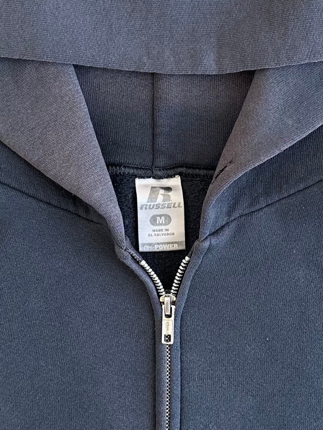 빈티지 러셀 후드집업 블랙 M 상품이미지6
