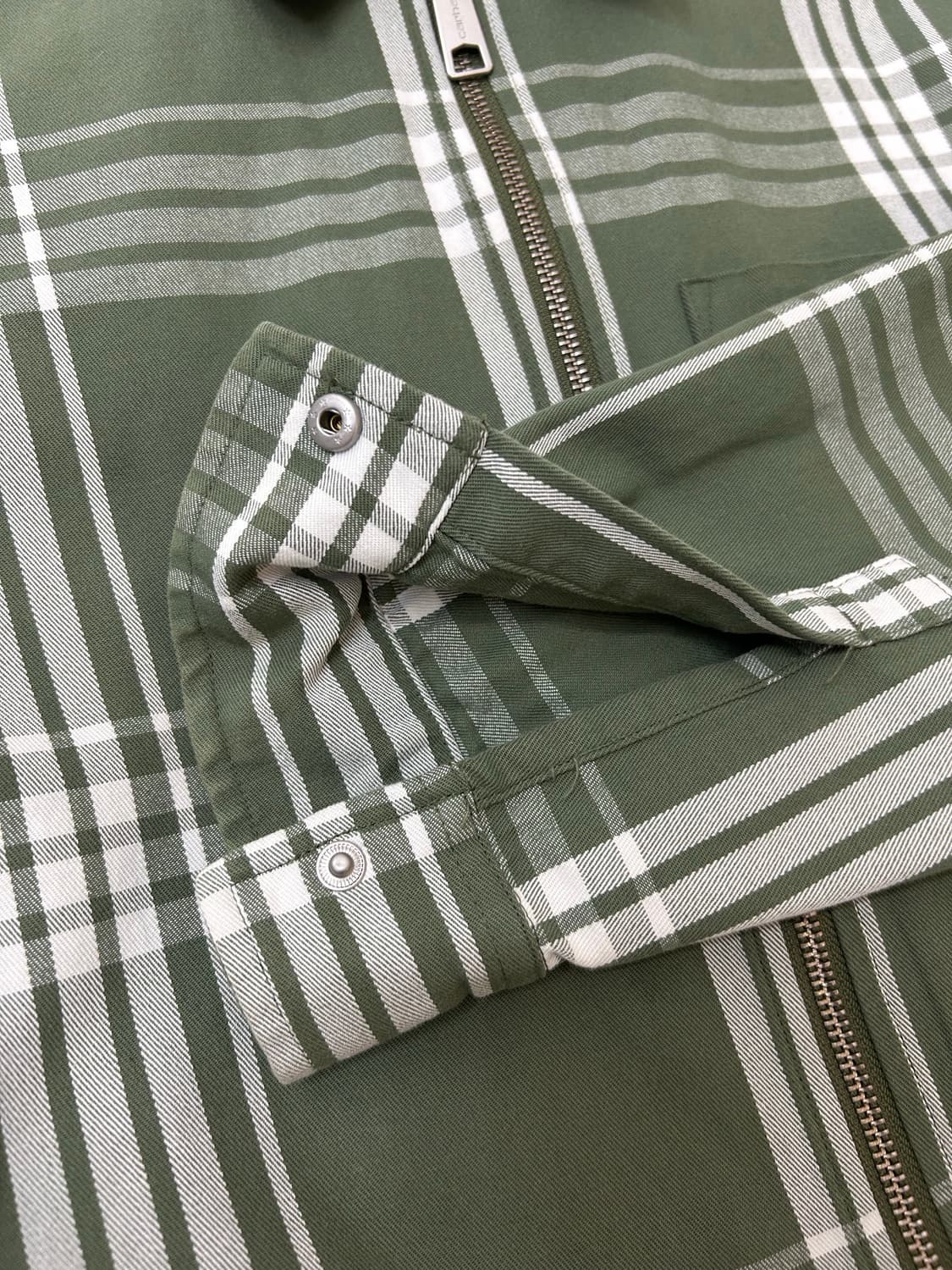 Carhartt 칼하트 윕 그린체크 셔츠 자켓  상품이미지8