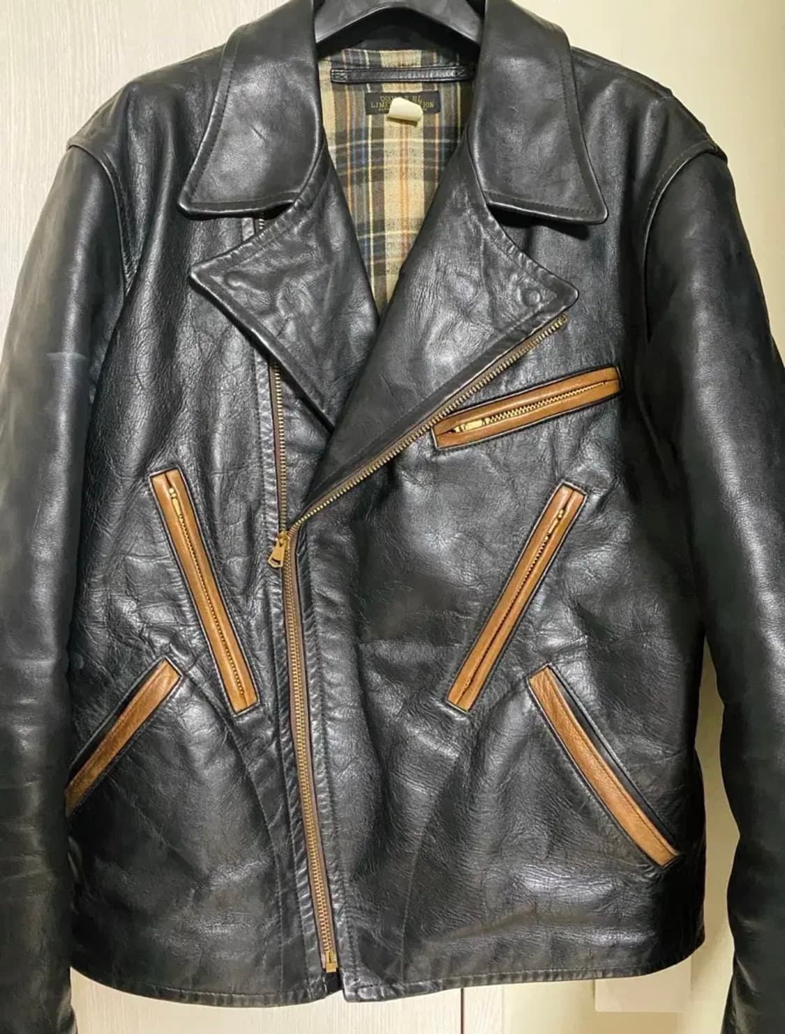 더블알엘 Rrl 리미티드 홀스하이드 가죽 레더자켓 m 상품이미지1