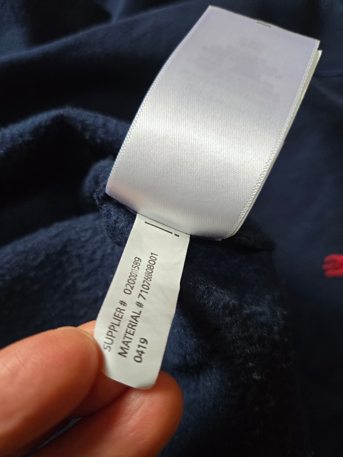 폴로 랄프로렌 남성 기모 네이비 맨투맨 상품이미지9