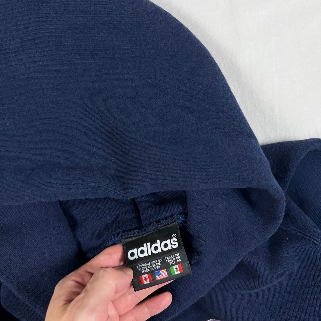 90‘s 아디다스 adidas 빅로고 후드티 상품이미지6
