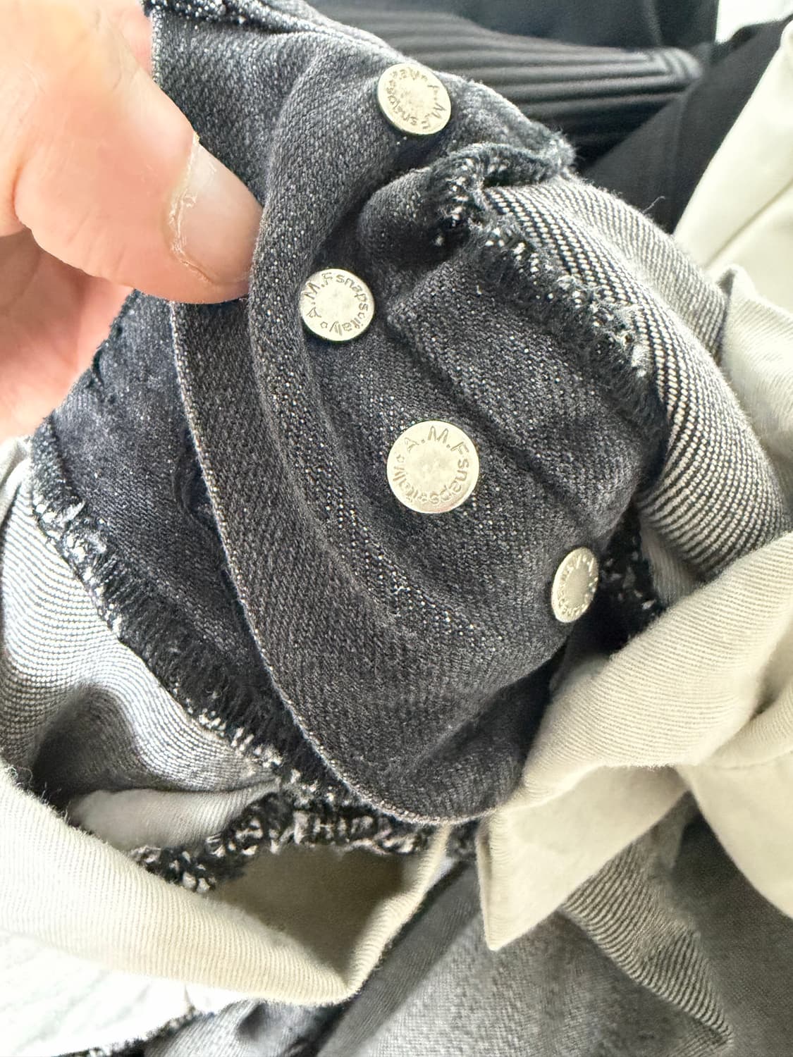발망 디스트로이드 바이커진 그레이 size 30 상품이미지6