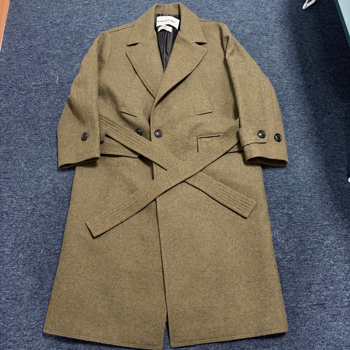 앤더슨벨 마티아 밀리터리 로브 코트 상품이미지1