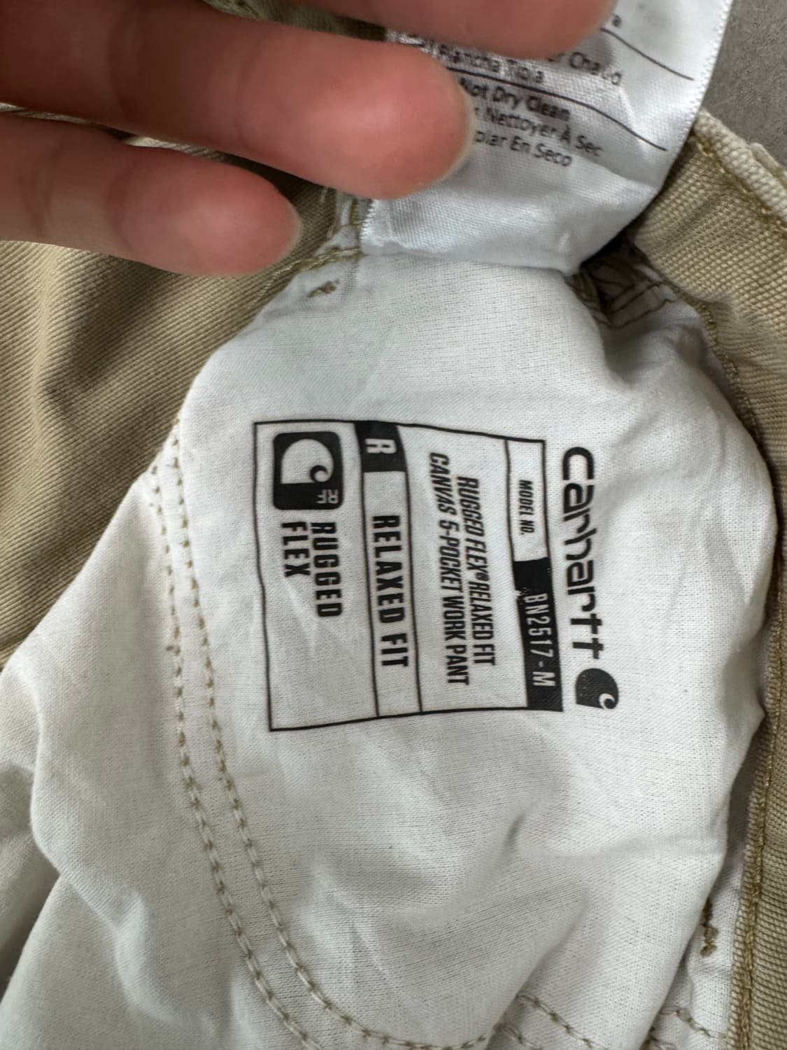 칼하트 러기드 플렉스 워크 팬츠 (34x32) 상품이미지5