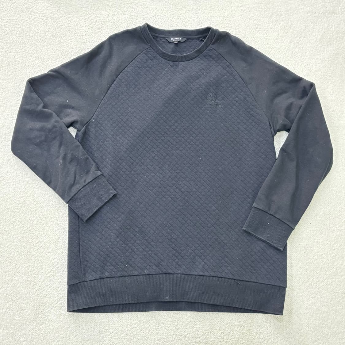 105 빈폴 남성 퀄팅 맨투맨 티셔츠 0312E 상품이미지1