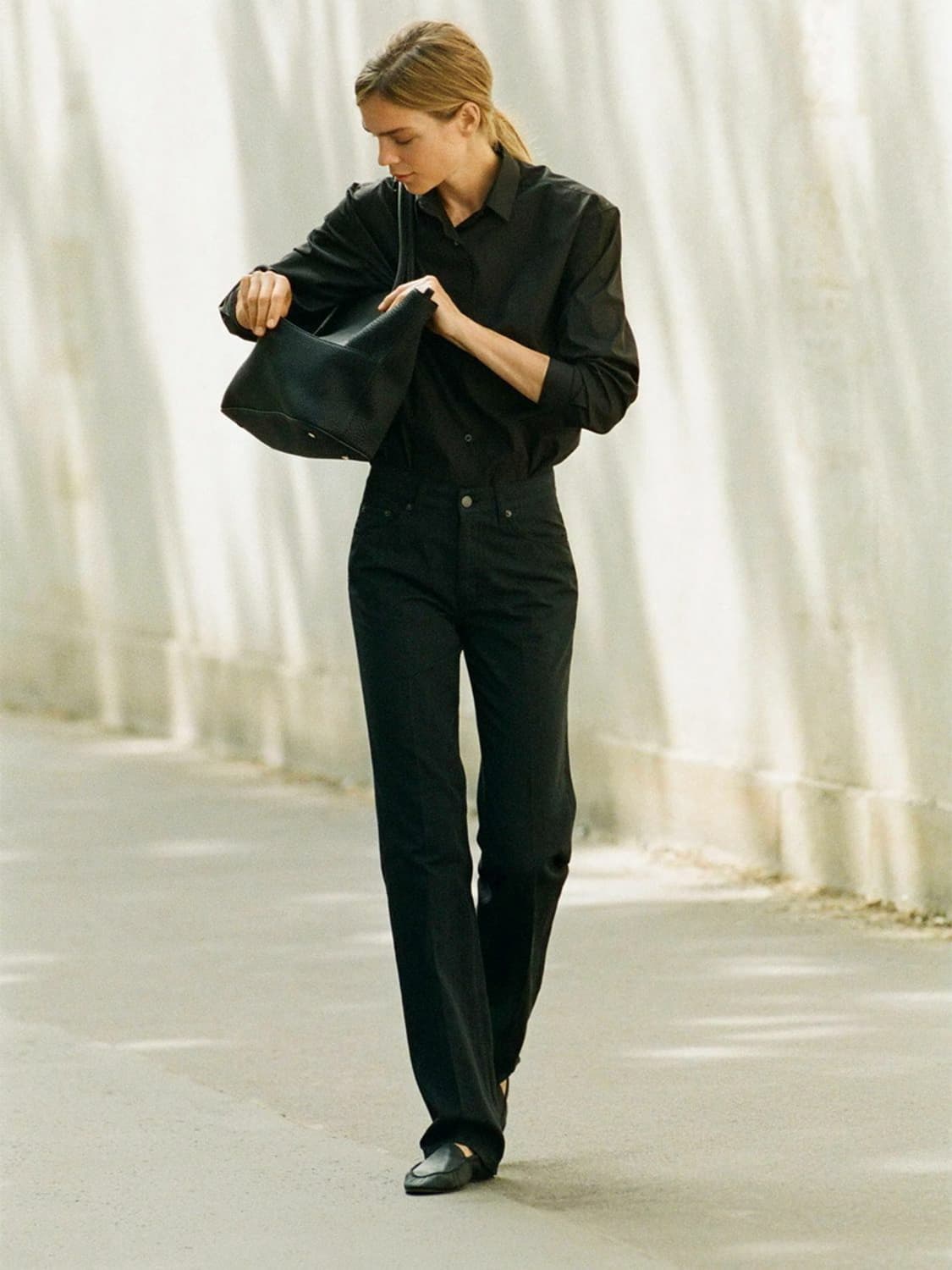 할인! 더로우 therow 블랙팬츠 칼튼 피비파일로 머듈 가콜 리바이스 상품이미지1