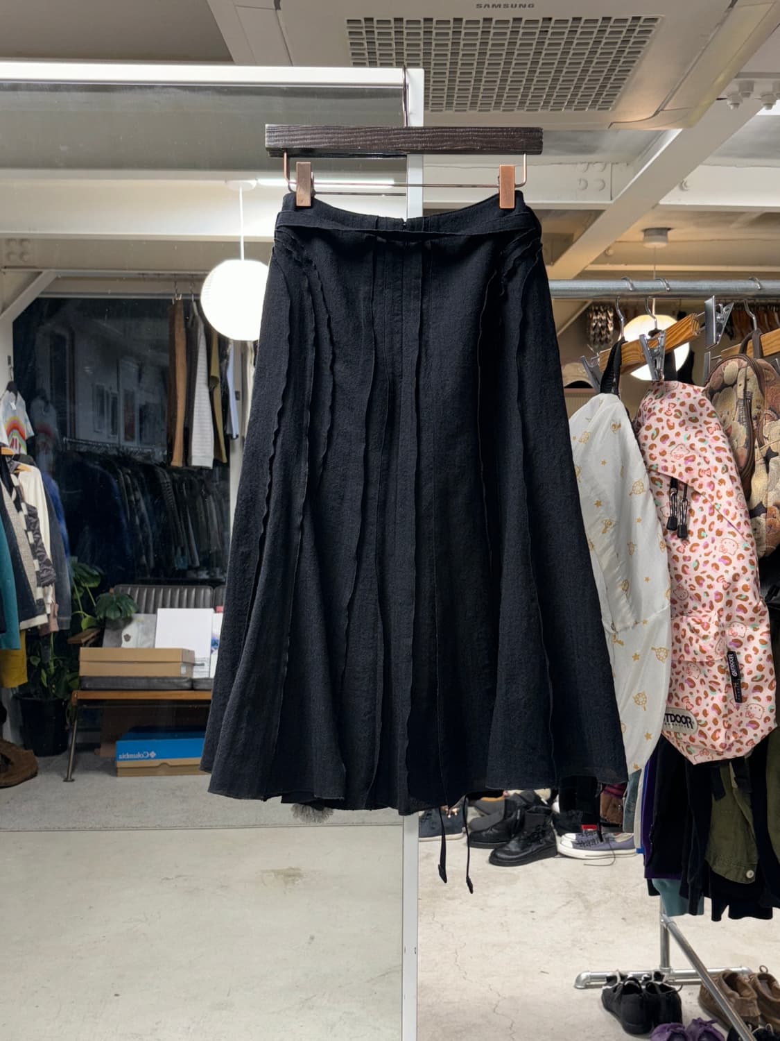 소니아 리키엘 벨티드 울 스커트 상품이미지4