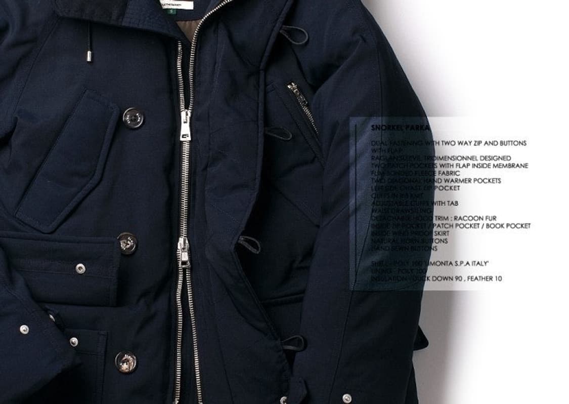 슬립워커(SLWK) 스노클 파카  패딩자켓 (N3B) 중고품 상품이미지3