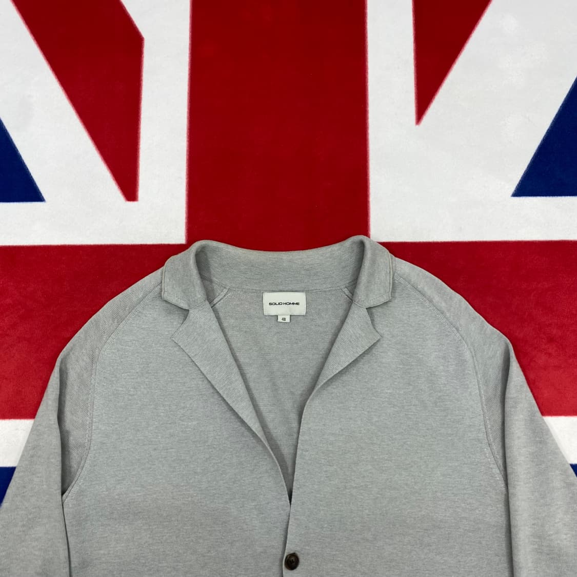 솔리드옴므 니트자켓 48 실측 L  상품이미지3